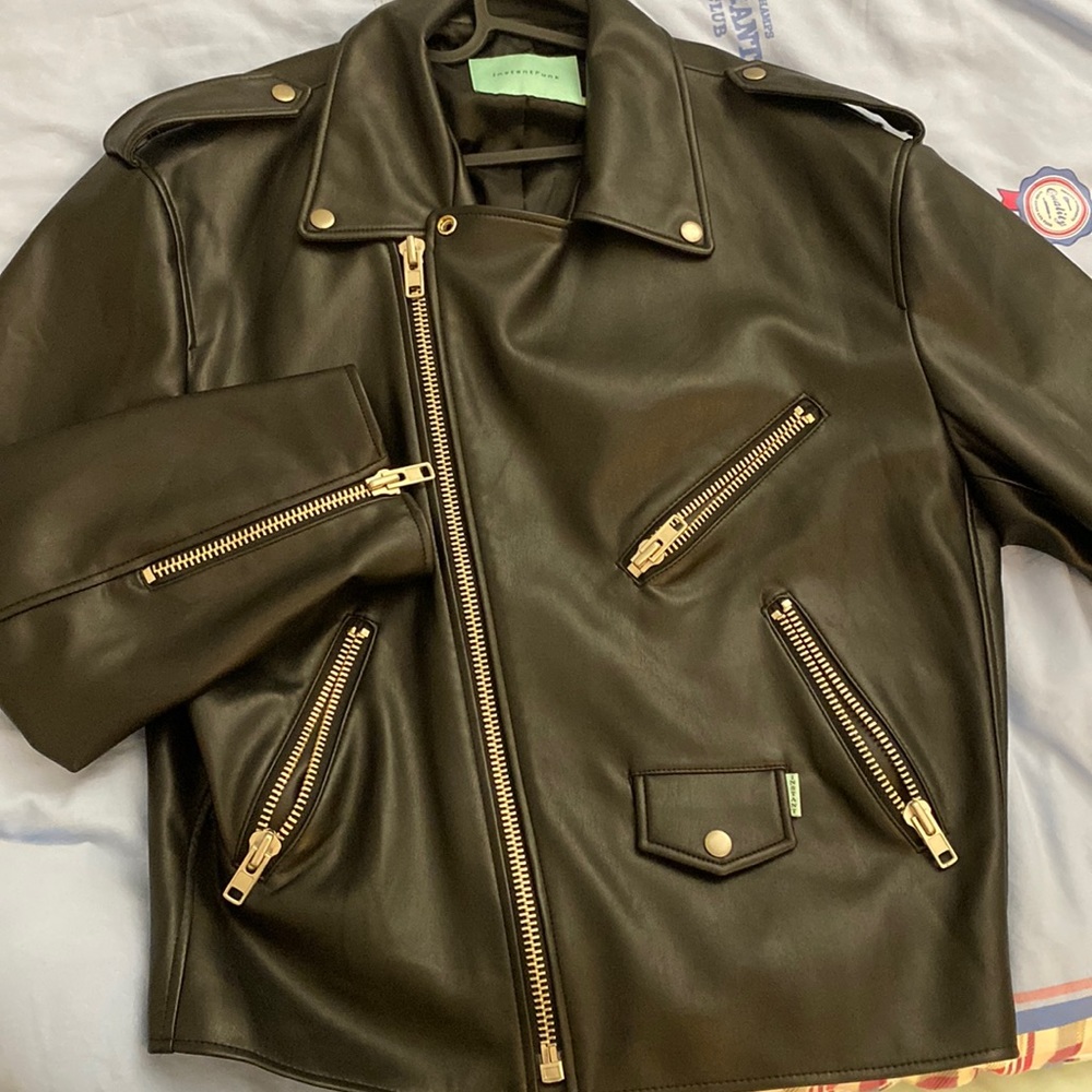 brand new leather jacket